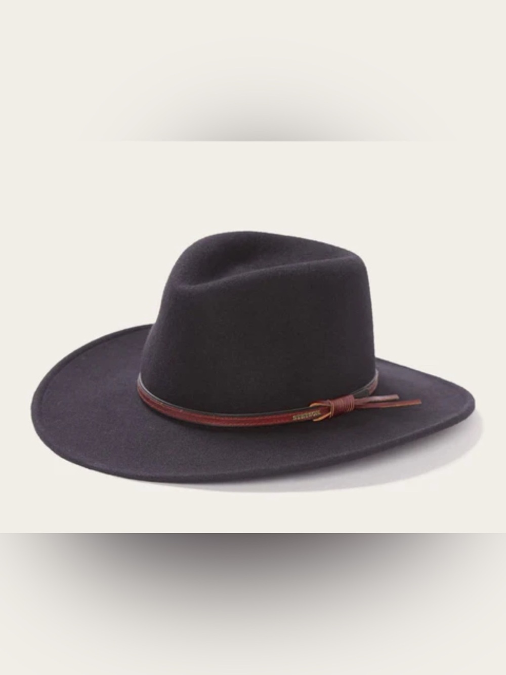 Stetson Crushable Wool Felt Hat - Black